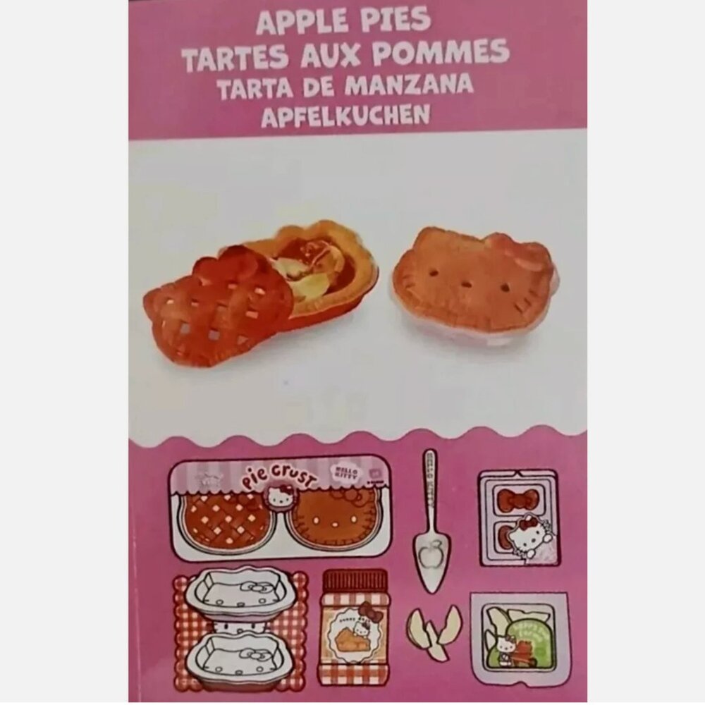 Share NEW MGA Miniverse Make It Mini Food Hello Kitty Series 1 Apple Pies